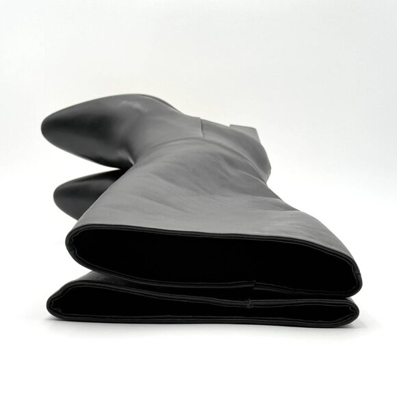 Calvin Klein Women's Size 7 M Dawna Leather Tall Knee High Boots Black NEW - Picture 5 of 13